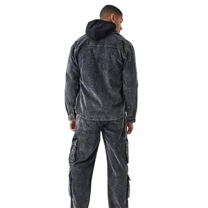 Novedad 2026: Ropa de invierno transpirable de moda, lisa y teñida, de alta calidad, estilo urbano casual con dos bolsillos para hombre. - Product Image 5