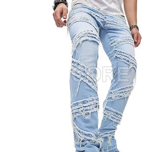 กางเกงผู้ชายแบบซ้อนกันกางเกงผู้ชายซักได้ทำจากปากีสถาน - Product Image 4