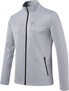Conjunto de chándal atlético de lana para hombre, ropa deportiva ajustada de dos piezas con chaqueta con cremallera y joggers estampados al por mayor - Product Image 4