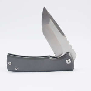 Navaja de Bolsillo Personalizable Chavez 229 Redeemer OEM con Mango de Madera, Acero Inoxidable de Alta Dureza, Punta de Caída, Borde Recto, Industrial - Product Image 1