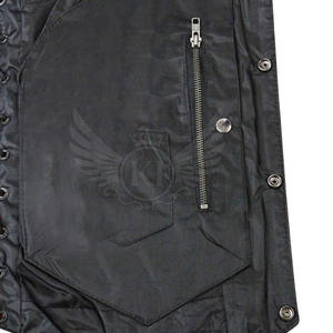 Gilet en cuir décontracté pour hommes, meilleure vente, cuir véritable de haute qualité, nouveau design pour le travail et l'hiver - Product Image 6