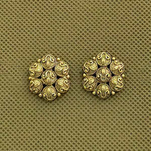 Stunning Collection of Long-Lasting Antique Plain Gold Hoop <b>Earrings</b> Gold Plated Fashion Jewelry - Product Image 1