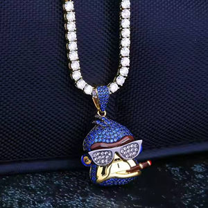 จี้และเสน่ห์ของฮิปฮอปทรงกลมสีเงินบริสุทธิ์925ใหม่ - Product Image 3