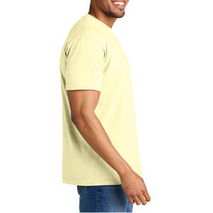 Logo personnalisé plaine tissu modal vierge T-Shirts Street Wear 230g noir ample surdimensionné t-shirt haut à la mode hommes t-shirts t-shirts - Product Image 3