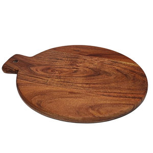 Planche à découper ronde en bois de sheesham de qualité supérieure, planche à découper en bois faite à la main, parfaite pour couper les légumes - Product Image 2