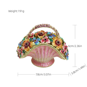 Venta al por mayor logotipo personalizable diamantes de imitación brillantes enjoyado pintado esmaltado vajilla clásica nueva llegada - Product Image 6