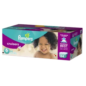 Good quality Pampers Baby-Dry Size 7, 112 Nappies, 15+ Kg, Air Channels For Breathable Pack