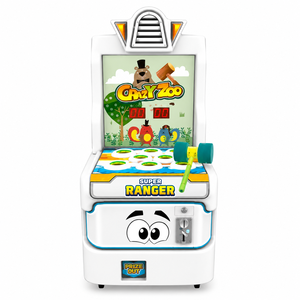 เครื่องเกมตีตัวตุ่นซูเปอร์เรนเจอร์ – ใช้เหรียญ, ไฟ LED, เกมสำหรับเด็ก, สีขาว ใหม่ - Product Image 2