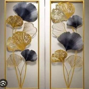 Inicio Diseñador de moda Oro Metal Artes Decoraciones de pared para sala de estar - Product Image 5