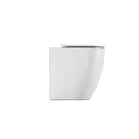 Ensemble WC et Bidet Compact Sans Cercle en Céramique Série Burano 50 – Durable, Gain de Place, Sanitaire, pour Salle de Bain