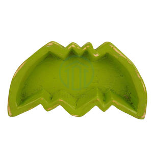 Juego de decoración de tazón de masa de Halloween, tazón de masa de madera, para el hogar Decoración rústica, centro de mesa, compra hecha a mano en Vietnam - Product Image 4