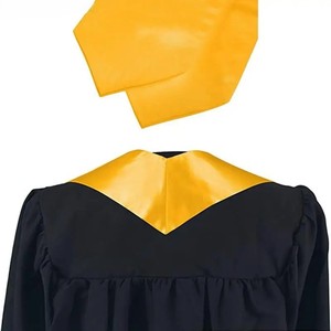Étole de graduation personnalisée à conception gratuite, 100 % polyester, confortable, durable, respirante, unisexe, vente en gros - Product Image 4