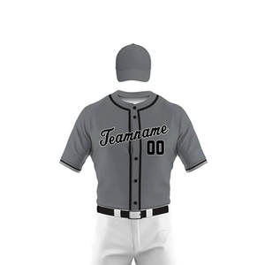 Gran oferta, camisa de béisbol raglán de poliéster 100% en blanco personalizada/camiseta de béisbol personalizada con botones - Product Image 2