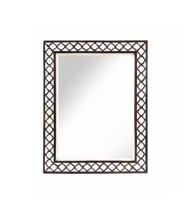 Espejos de decoración para sala de estar de montaje en pared de Metal con estilo de diseño múltiple Recién llegado Espejos de pared de forma cuadrada para decorar paredes - Product Image 2