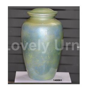 Multi Color Aluminium Large Cremation Adult Urn for Human Ashes With Free <b>Velvet</b> <b>Bag</b> - Product Image 2