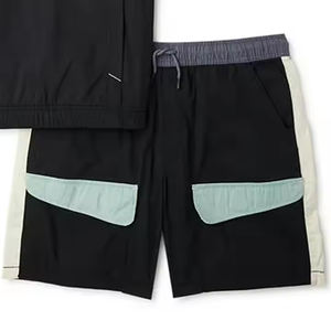 Veste coupe-vent légère et respirante à capuche pour homme, design personnalisé, 2 pièces, fermeture éclair intégrale, short, grande taille, hiver - Product Image 6