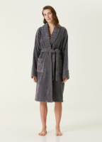 Robe décontractée en tissu éponge 100% coton pour la maison, pour femmes et hommes, taille plus, douce, respirante, séchage rapide, col en V, taille élastique, longueur genou