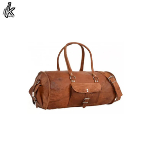 กระเป๋าหนังดัฟเฟิลสำหรับผู้ชาย กระเป๋าเดินทางหนังวินเทจขนาดพกพาสำหรับทุกเพศ กระเป๋าหนังดัฟเฟิลสำหรับเดินทาง ลดราคา - Product Image 6