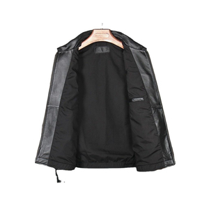 Nouvelles vestes en cuir Veste en cuir personnalisée pour hommes Veste en cuir originale pour hommes produit à vendre - Product Image 3