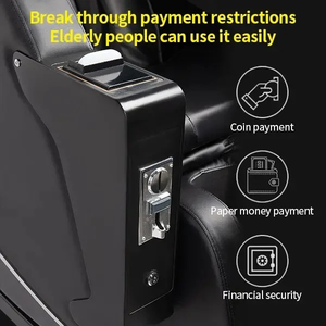 Fauteuil de massage intelligent de luxe 4D à gravité zéro, à pièces, billets et cartes, massage complet du corps, contrôle de la durée, appareil de soins de santé - Product Image 5