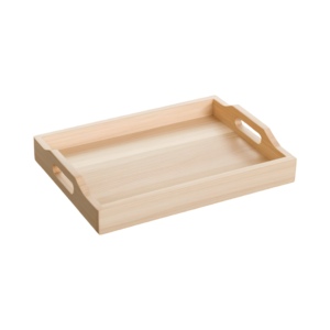 Bandeja de fruta de goma natural ecológica, plato de cena, bandeja de madera de bambú para servir té y café, precio razonable - Product Image 1