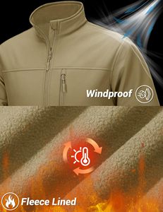Veste Softshell Respirante En Gros Votre Propre nDesign Hot Selling Hommes Softshell Vestes - Product Image 5