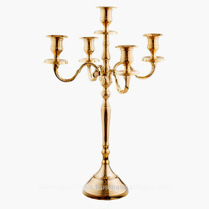 Latest Five-Arm Floor <b>Candelabra</b> in Gold and Silver Direct Manufacturer Wholesale for Party Wedding Decoration Metal Material - Product Image 6