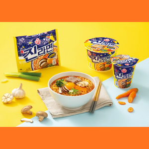 Ramen coréen doux Ottogi Jin Ramen, petit gobelet 65g x 15 paquets - Norme d'exportation - Product Image 4