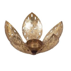 Vela individual dorada antigua vela festiva soporte de hierro para el hogar boda vacaciones decoración METAL & Soporte de vela de hierro - Product Image 2