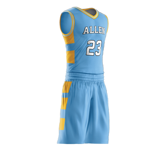 Ensemble d'uniformes de basket-ball pour adultes et enfants personnalisés Uniforme de basket-ball pour adultes de haute qualité - Product Image 5