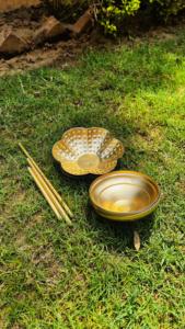 ชุดกระถางต้นไม้โลหะขนาดเล็กแบบตั้งพื้น 3 ใบ - ดีไซน์ทันสมัย สวยหรู - Product Image 3