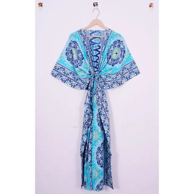 Annelik giyim, Boho elbise Kaftan pijama plaj kapak up güzel tasarım pamuk Kaftan, tatil bakmak kapak up ev elbise