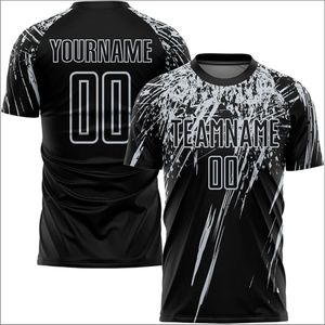 Uniformes de Fútbol al por Mayor, Conjunto de Camiseta de Fútbol sin Estampado, Uniforme de Equipo con Impresión Personalizada, Tallas Grandes, 100% Poliéster, Logotipo Personalizado para Club - Product Image 2