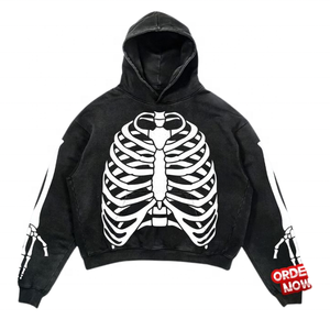 OEM Hombres de moda Tie Dye Sudadera con capucha Logotipo personalizado Lavado de piedra ácida Desgastado Algodón Stringless Peso pesado Vintage para el invierno - Product Image 5