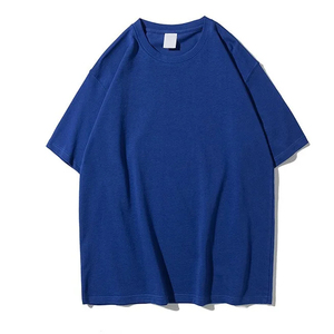T-shirts à épaules tombantes, coupe classique, légers, en maille polyester/coton, respirants et à séchage rapide - Product Image 1