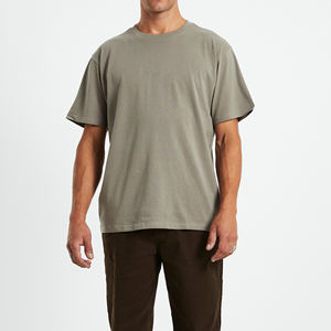 เสื้อยืดผู้ชายผ้าคอตตอนคอกลมยาวโอเวอร์ไซส์ผ้า100% พิมพ์ลายดิจิตอลผ้าแห้งเร็ว - Product Image 1