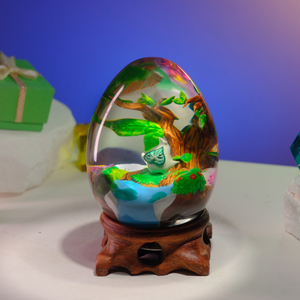 Lámpara de resina personalizada, lámpara de resina Snolax, luz nocturna personalizada, lámpara de epoxi Pokémon, lámpara art déco, regalo personalizado, regalo hecho a mano - Product Image 3