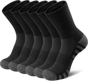 Haute qualité imprimé personnalisé automne antibactérien équipage hommes chaussettes de sport tricoté bas quantité minimale de commande pour la course à pied prix pas cher - Product Image 5