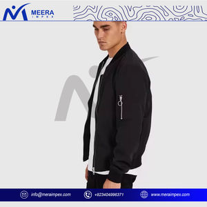 Blouson d'aviateur pour hommes vente en gros veste à glissière légère et coupe-vent au design personnalisé pour Streetwear à la mode, usage extérieur et décontracté - Product Image 5