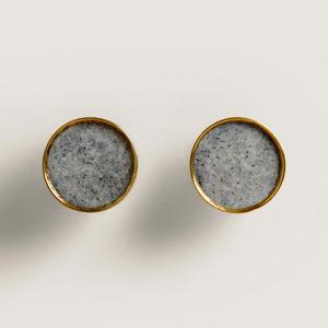 Bouton de forme ronde en marbre et laiton Boutons de marbre de vente chaude avec taille de forme de couleur personnalisée Fabriqué en Inde Article - Product Image 5