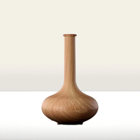 Vas Bunga Kayu Desain Minimalis Bambu Ramah Lingkungan Logo Terukir Dekorasi Rumah Modern