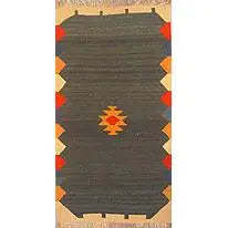 Handmade Kilim Rug Traditional Style Handmade <b>Wool</b> Carpet Artisan <b>Crafted</b> Vintage Home Decor Area Rug - Product Image 2