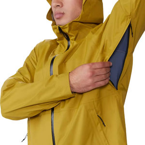 Chaqueta cortavientos impermeable con capucha para hombre Chubasquero ligero para exteriores para viajes, deportes y uso diario - Product Image 5