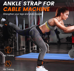 Sangles de cheville 100% néoprène écologiques, réglables, respirantes, antidérapantes, forte adhérence, logo personnalisé, unisexe, haute qualité, vente en gros - Product Image 3