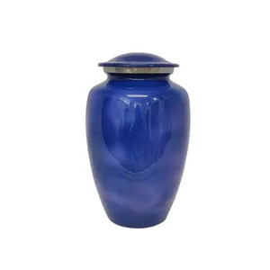 Cremation <b>Urn</b> for Adult Human Ashes <b>Large</b> Handcrafted Funeral Memorial with Elegant Design - Product Image 2