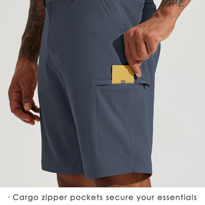 Pantalones cortos de golf personalizados OEM, tela transpirable para hombres, ajuste elástico, ideal para regalos de marca, ropa deportiva y promociones de equipos - Product Image 5