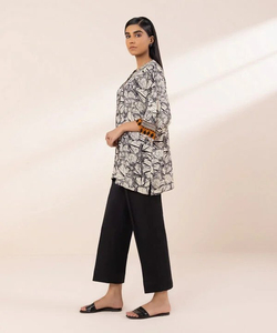 Camisa de césped árabe con estampado cómodo para mujer, ropa informal, diseño personalizado Kurtis, última colección de moda de pakistaní indio - Product Image 3