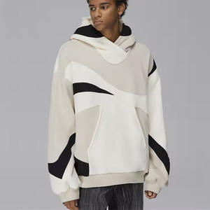 OEM pulóver logotipo bordado Color de alta calidad 100% algodón sudadera cómoda Sudadera con capucha de gran tamaño para los hombres - Product Image 2