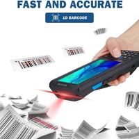 Terminal Pemindai Barcode 2D Android Murah, Handheld, PDA Logistik, Komputer Mobile dengan 4G Wifi GPS NFC USB & Antarmuka COM, Ready Stock