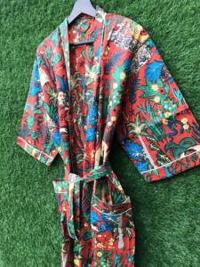 Long Floral Printed Kimono Soft and Comfortable Night Wear Cotton Bath <b>Robe</b> Summer <b>Robe</b> <b>Bridal</b> Kimono - Product Image 6